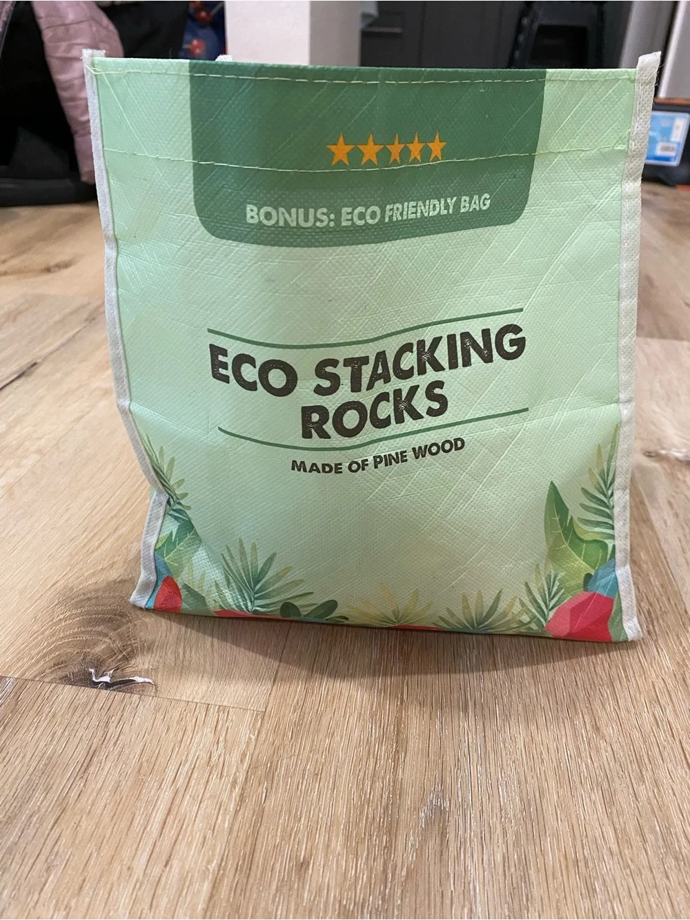 Pine Wood XL Eco Stacking Rocks 31piece Sensory STEM Montessori Building Blocks